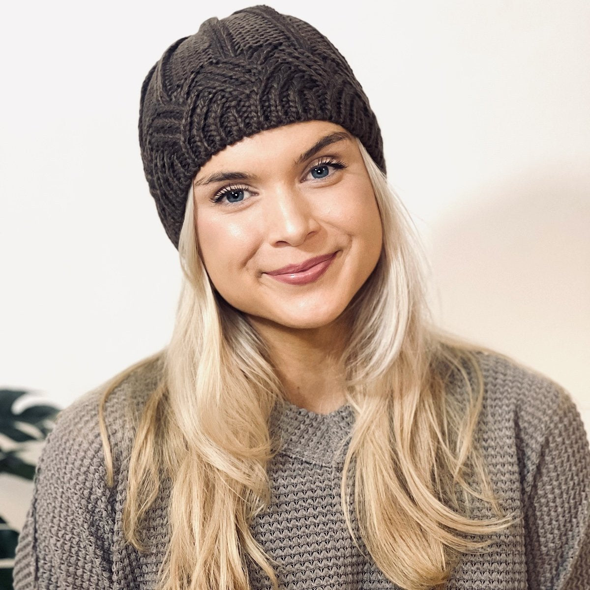 Brown Crochet Beanie