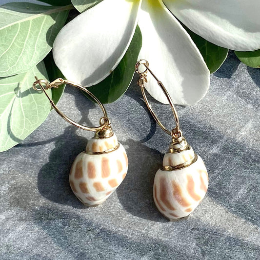 Shell & Alloy Hoop Drop Earrings_3