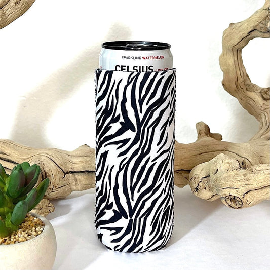 Zebra Seltzer Slim Can Cooler